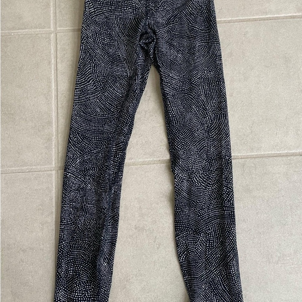 lululemon athletica Black and White Patterned Leggings